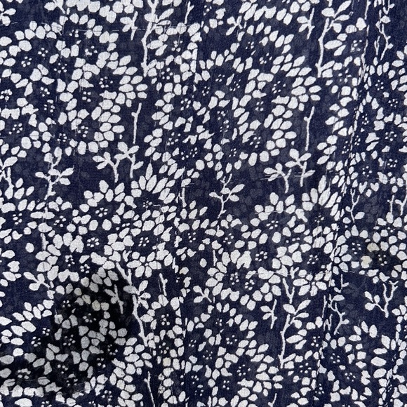 Ulla Johnson Samira Floral Printed Smocked Waist Mini Dress in Navy NEW - Picture 6 of 8